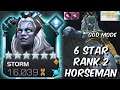 6 Star Rank 2 Storm Pyramid X - Horseman Apocalypse Synergy God Mode - - Marvel Contest of Champions