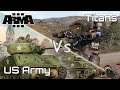 ARMA 3 - Custom Battles (US Army) vs (Titans)