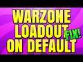 How to Fix Warzone Loadout Opens on Default Class Instead of Custom