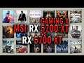 MSI RX 5700 XT Gaming X vs RX 5700 XT Benchmarks | 59 test