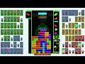 my tetris line clear sends 8 and 7 lines in tetris 99 teams!!!