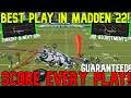 ONLY PLAY U NEED! This Glitch Route SCORES VS EVERY DEFENSE in Madden NFL 22! Offense Tips & Tricks