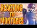 🔴REACTING TO FORTNITE MONTAGES LIVE | Code Neppy #AD 🔴