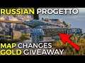 Russian Progetto Obj 780, 30,000 Gold Giveaway, More Map Changes! | World of Tanks Map Changes
