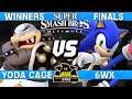 Smash Ultimate Tournament Winners Finals - Yoda Cage (Bowser Jr) vs 6WX (Sonic) - CNB 204