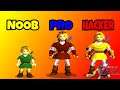 THE LEGEND OF ZELDA OCARINA OF TIME - NOOB VS PRO VS HACKER