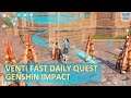 Venti Fast Daily Quest - Genshin Impact