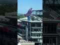 View of the Atlanta Braves stadium from the Omni Hotel