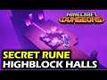 Highblock Halls Secret Rune Location | Minecraft Dungeons