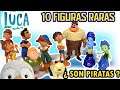 🌊 LUCA 10 Figuras ¿ piratas ? Coleccion My busy book Disney Pixar libro Amazon || Pachi y sus amigos