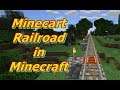 Making A Mine Cart Railroad in Minecraft