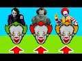 Minecraft PE : DO NOT CHOOSE THE WRONG PENNYWISE! (Joker, Pennywise & Ronald Mcdonald)
