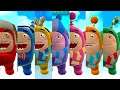 Oddbods Turbo Run - Christmas Costumes Fuse, Pogo, Bubbles, Jeff, Newt, Slick and Zee in One Run