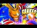SMASHING THROUGH ONLINE!!! My Hero Academia: One's Justice 2 All Might Online Ranked Matches