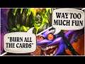 THE MOST FUN DECK I HAVE PLAYED | Quest Envoy Rustwix Warlock | Darkmoon Races | Hearthstone