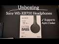 Unboxing : Sony Wh-Xb700 Headphones