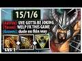 When Tryndamere gets a Level 1 Tiamat in Challenger... - League of Legends