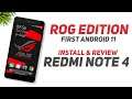 AbhiX ROG Edition 21.9.1 For Redmi Note 4 | Android 11 | New Features | Install & Full Review