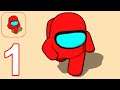 Among Run - Gameplay Walkthrough Part 1 Levels 1-15 (Android, iOS)