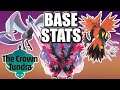 Base Stats for ALL New Crown Tundra Pokemon & Fusions