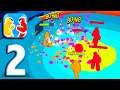 Blob Clash - All Levels Gameplay Android,ios Parte 2 (Level 6) #Shorts