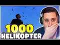 Das passiert wenn du 1000 Helikopter rufst | GTA 5 Highlights