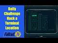 Fallout 76 - Hack a Terminal Location (Level 0) for Daily Challenge