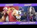 GOML NA Circuit Finale Losers Eighths - Riddles (Ken, Terry) Vs. Ouch!? (Wolf) Smash Ultimate SSBU