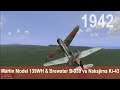 IL-2 1946: Aircombat Martin Model 139WH & Brewster B-339 vs Nakajima Ki-43 Hayabusa