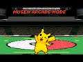 Mugen Arcade Mode with Pikachu