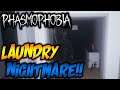 NIGHTMARE IN THE LAUNDRY!!  Phasmophobia - Hermit Challenge Part 5