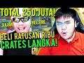 SULTAN NGABISIN 250JUTA BUAT BELI CRATES LANGKA AUTO GIVEAWAY! - Free Fire Indonesia #100