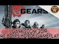 Gears 5 4K 60fps Horde Gameplay Gamescom 2019 Special
