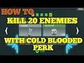 HOW TO Kill 20 ENEMIES with COLDBLOODED PERK cod mobile