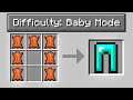 I tried playing with "baby mode" in minecraft uhc..