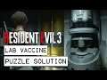 Resident Evil 3 Remake Lab Vaccine Synthesis Puzzle Solution
