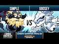 Simple vs Goosey - Loser's Quarter-Final - Combo Breaker 2020 - 1v1 EU