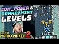 Cliffy Plays Com_Poser & Donkeymint Levels! [Super Mario Maker 2]