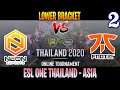 EPIC !! Neon Esports vs Fnatic Game 2 | Bo3 | Lower Bracket ESL ONE THAILAND ASIA 2020 | DOTA 2 LIVE