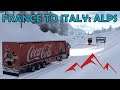 ETS2 1.36: TRUCKS PASSING THE ALPS IN WINTER