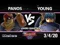 Hax’s Nightclub S1E10 Losers Quarters - Panos (Captain Falcon) Vs. Young (Marth) Smash Melee - SSB