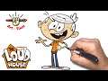 how to draw Lincoln from the Loud House step by step easy
