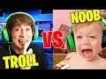 I TROLLED my *LITTLE BRO* in Fortnite Creative! - Hilarious NOOB vs PRO