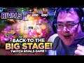I'M BACK TO THE BIG STAGE! TWITCH RIVALS FINALS GAME 1 | Teamfight Tactics