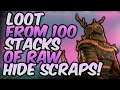 Loot From Refining 100 Stacks Of Hide Scraps! | Profit From 20,000 Hide Scraps(Elder Scrolls Online)