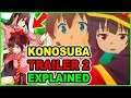 Does Megumin Love Kazuma? KonoSuba Movie Second Trailer Explained | Konosuba Crimson Legend Movie