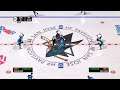 NHL 08 Gameplay San Jose Sharks vs Vancouver Canucks
