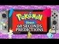 Pokémon Direct PREDICTIONS in 60 Seconds June 2019  - Sword & Shield Discussion Nintendo Switch