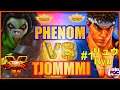 【SFV】Phenom(Necalli) VS Tjommmi(Ryu)【スト5】フェノム(ネカリ) VS LP1位 リュウ 🔥FGC🔥