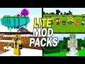 Top 10 Minecraft Modpacks For Low End PCs (Lite & Lightweight Modpacks)